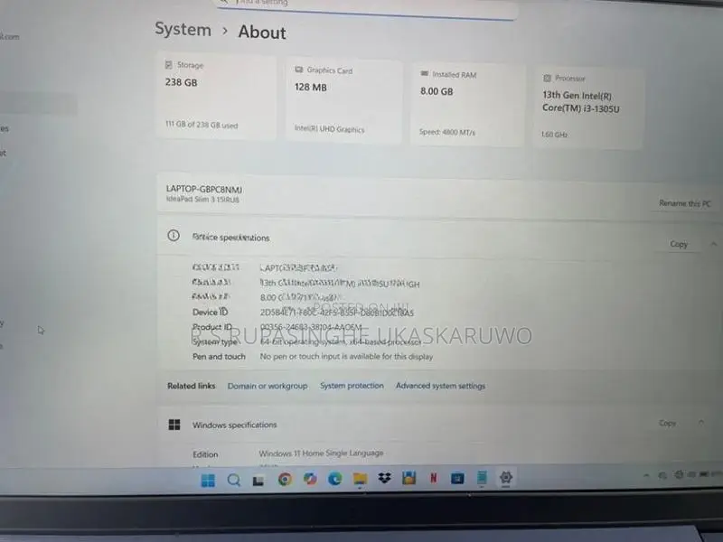 i3 13 GEN Lenovo