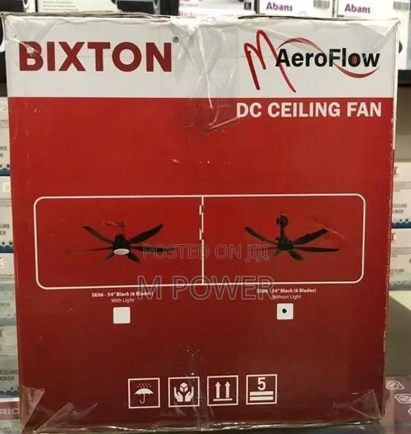 Decofan 6 Blade Fan (se06-54 Black without Light)
