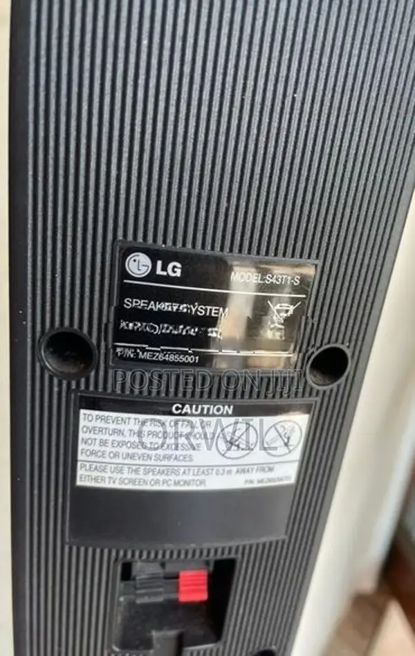 LG Speakers with Sub Woofer