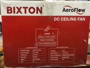 Bixton Decofan 6 Blade Fan (se06-54 with Light)