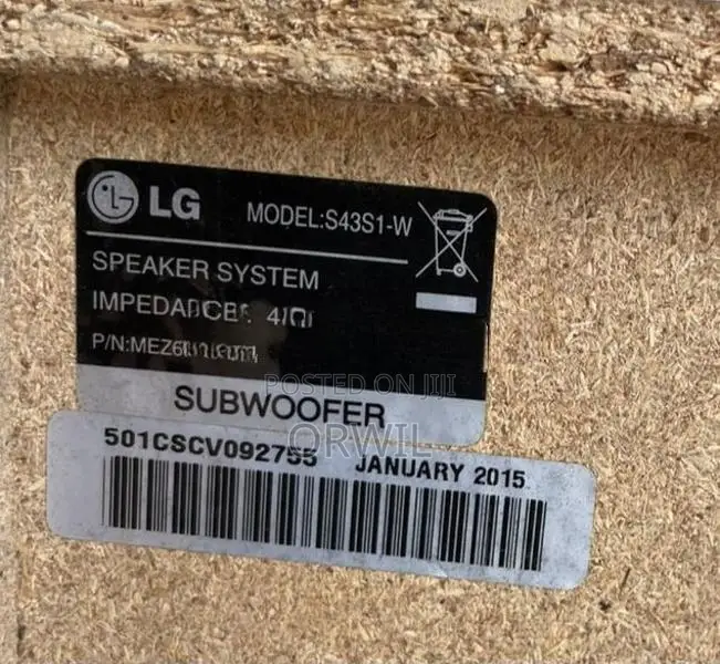 LG Speakers with Sub Woofer