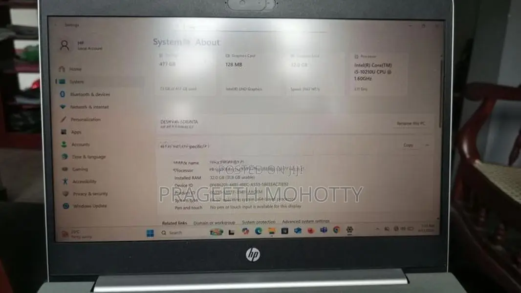 HP ProBook Core i5 Laptop (10th Gen)