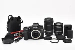 Canon EOS 70D with Double Zoom Kit (Shutter Count 600 Only)