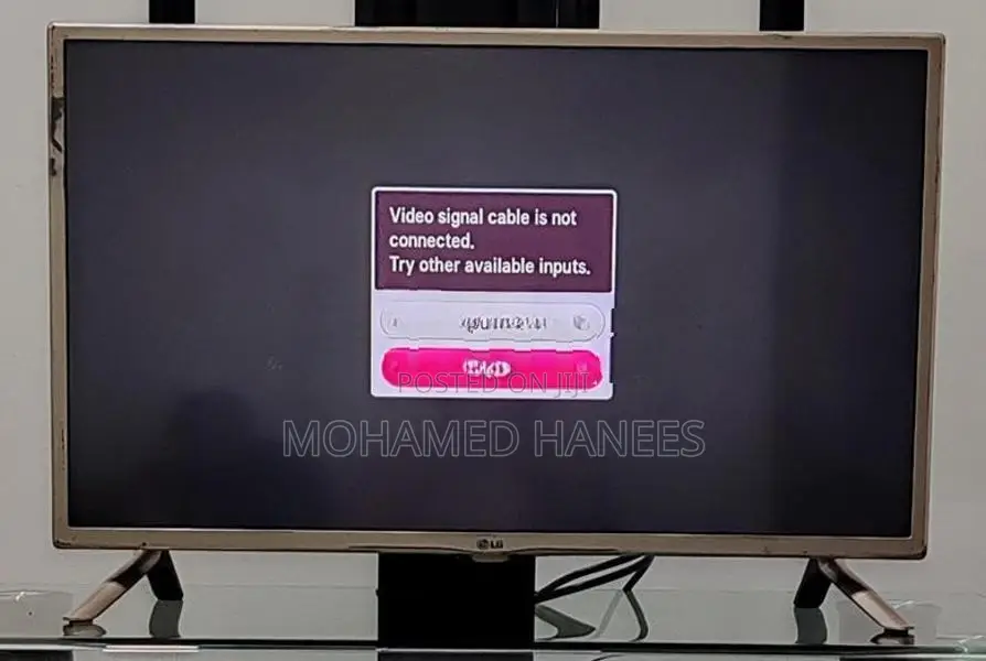 LG Smart TV with Temperd Glass Stand