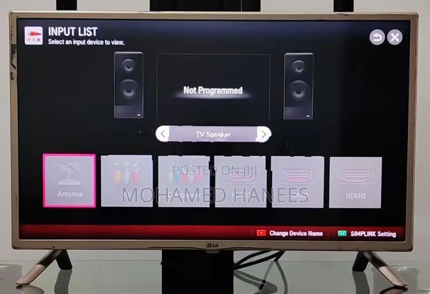 LG Smart TV with Temperd Glass Stand