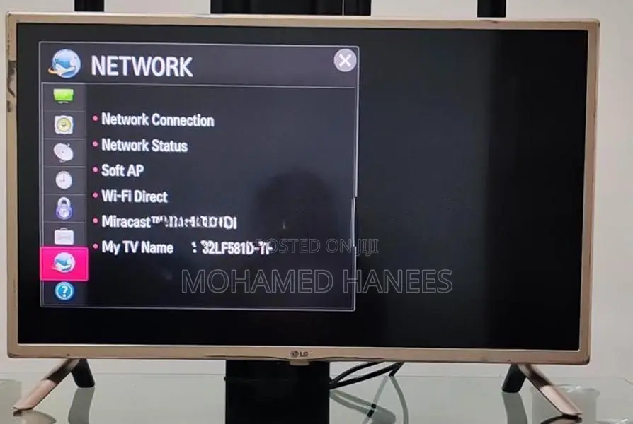LG Smart TV with Temperd Glass Stand