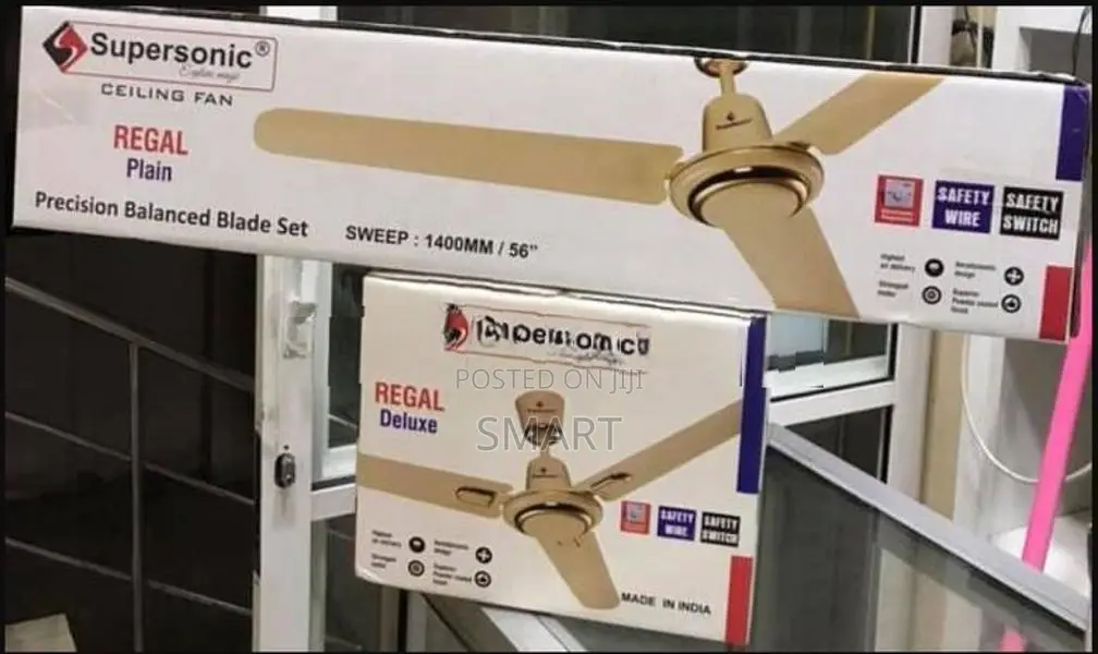 SUPERSONIC 65W REGAL DELUXE CEILING FAN 56''