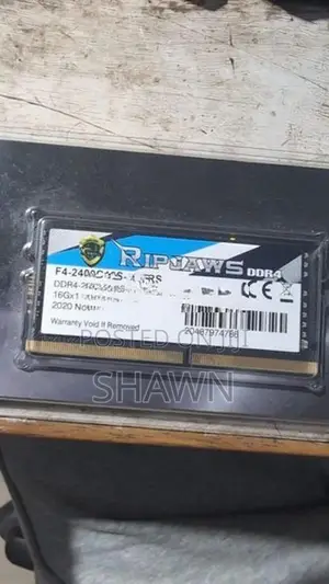 G.SKILL Ripjaws DDR4 16GB 2400MHz Laptop RAM (F4-2400C16S-16GRS)