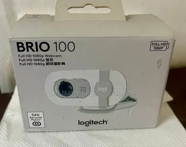 Logitech Brio 100 Full HD Webcam White