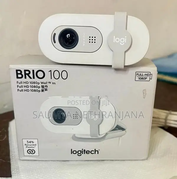 Logitech Brio 100 Full HD Webcam White