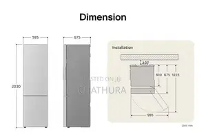 LG 387L Fridge Freezer