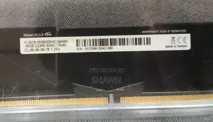 Team Group T-Force VULCAN DDR5 32GB (2x16GB) – 6000MHz CL38 Black