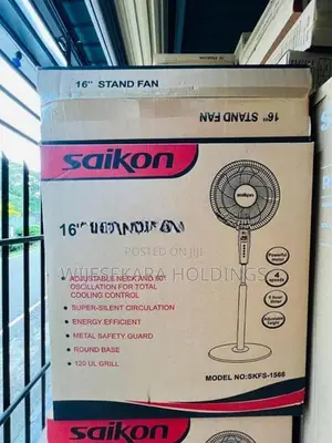 New Saikon 16 Inch Stand Fan