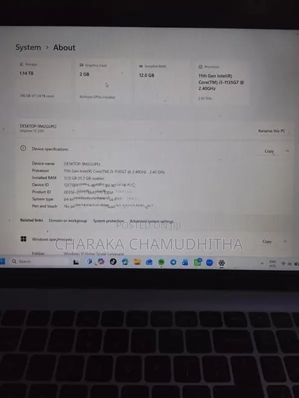 Dell Inspiron 3511 11th Gen Laptop