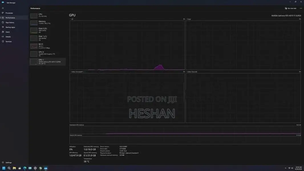 High-End Gaming PC – RTX 4070Ti Super 16GB + Intel Core I7