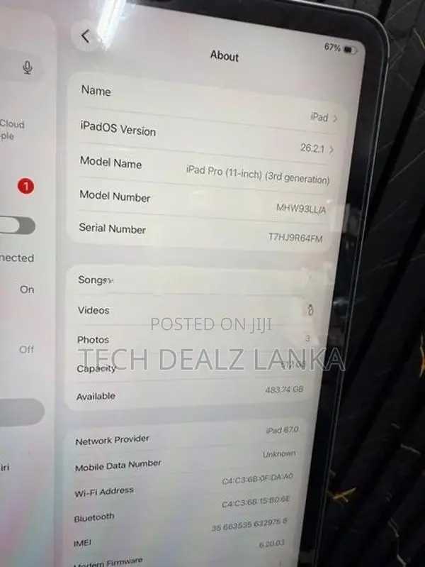 Apple iPad Pro 2021 M1 Chip 11-inch 3rd Gen WiFi 512GB Gray
