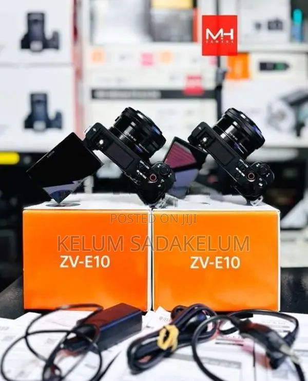 Sony ZV-E10 4K Mirrorless Camera Full Set Box