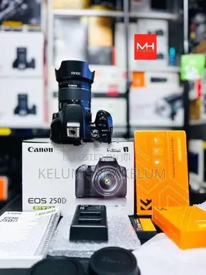 Canon Eos 250D 24.3MP 4k DSLR Camera Full Set Box