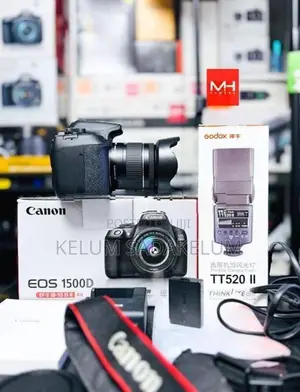 Canon EOS 1500D 24.3MP DSLR Camera Full Set Box