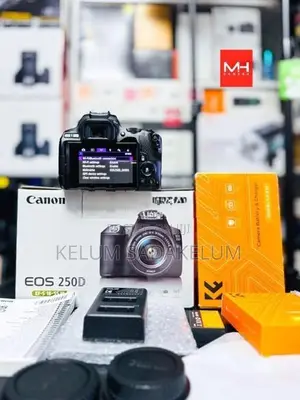 Canon Eos 250D 24.3MP 4k DSLR Camera Full Set Box