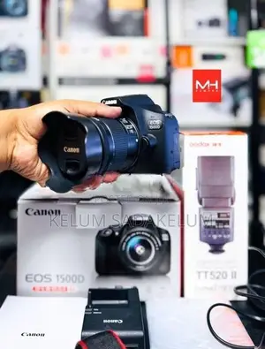 Canon EOS 1500D 24.3MP DSLR Camera Full Set Box