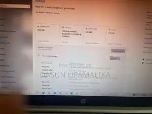 Hp 11th gen intel R core tm i3 - 1115G4@ 3.00GHz