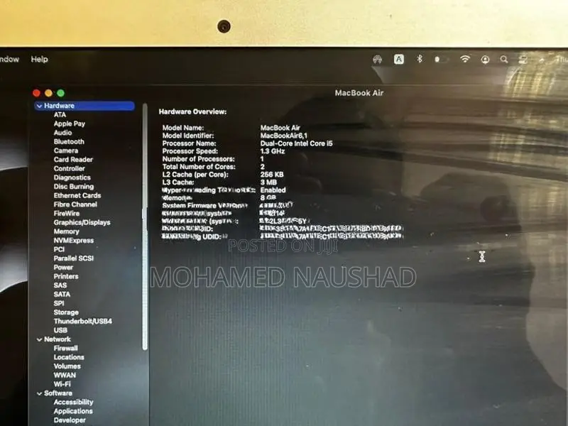 Apple MacBook Air 11" silver color