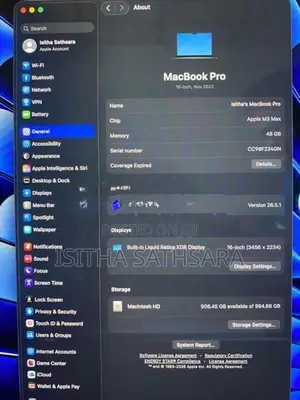 Apple MacBook M3 Pro Max 48GB RAM