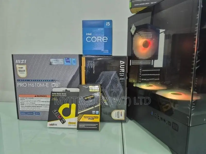 Assemble PC i5 12400F 8GB RAM 256GB Nvme SSD RTX 3050 6GB Vga Brand Ne