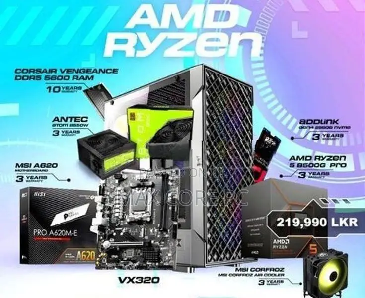 AMD Ryzen 5 8500G PRO 8GB DDR5 RAM 256GB Nvme BRAND NEW PC