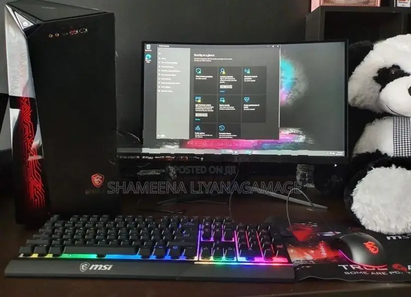MSI Core i7 Gaming Desktop (RTX 3060 Ti, 32GB RAM) + 144Hz Monitor