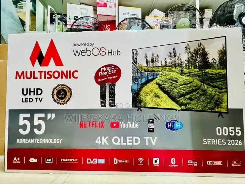 Multisonic 55" Webos 4 K Smart Tv with Magic Remote