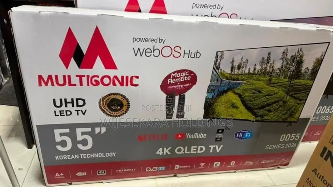 Multisonic 55" WebOS Smart TV LG Panel Magic Remote