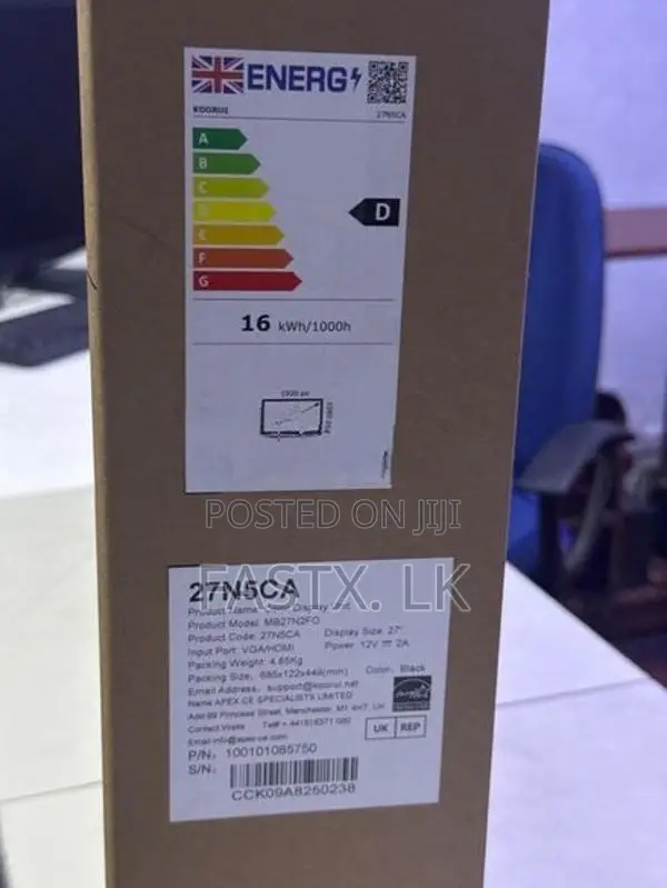 Koorui 27" 27N5CA 75hz Cerved Monitor VA