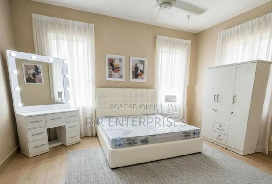New White Fully Luxury Bedroom Set