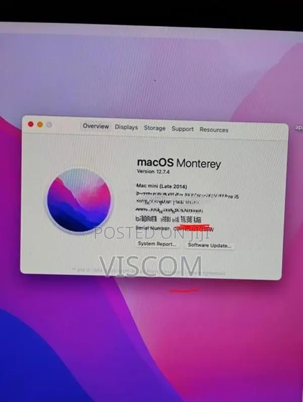 Apple Mac Mini 2014 8GB 256GB SSD