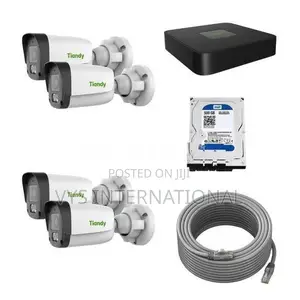 CCTV Camera Set Tiandy (Outdoor 4 set)