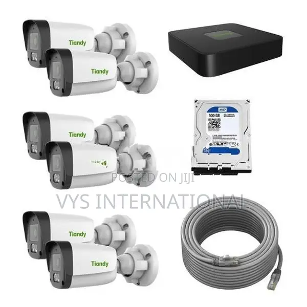 CCTV Camera Set Tiandy (6 Set)