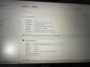 MSI Intel Core Ultra 7 155H Laptop