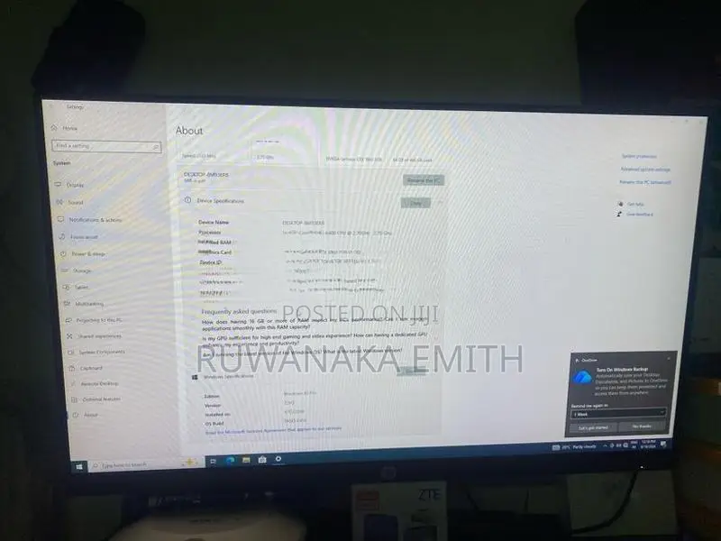 Intel R Core i5-6400 Desktop Set