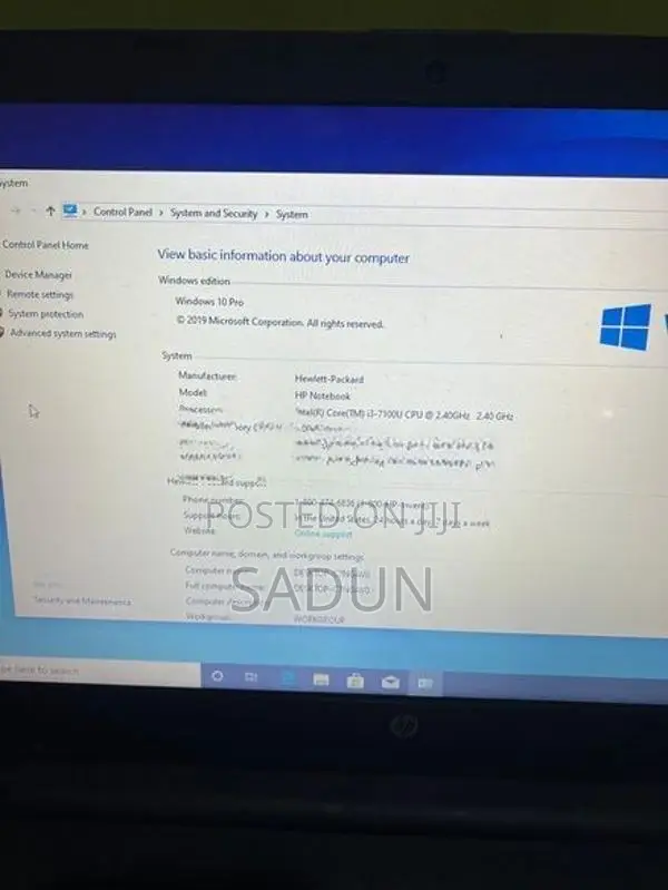 HP i3 7th Gen