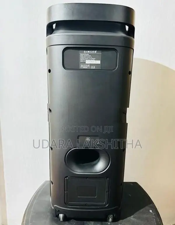 Singer Bluetooth Speaker With Wheels SIN-BTS-D1228A