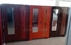 New 2 Door Steel Cupboard With Mirror