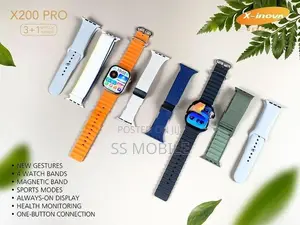 X-Inova X200 PRO Calling Amoled Watch with 3 Straps