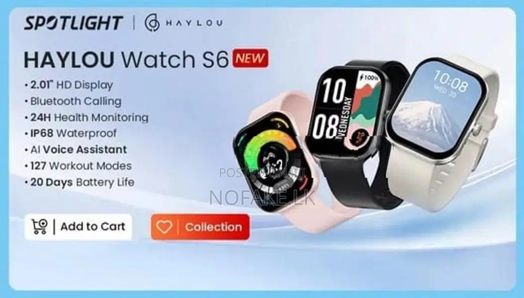 Haylou Watch S6 Smart with Bluetooth Calling
