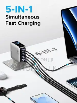 UGREEN 100W Nexode Pro GAN Fast Charger 5 in 1 Adapter