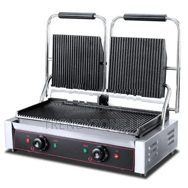 Industrial Panini Grill Double