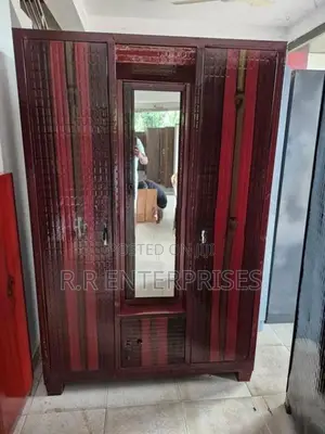 New 3 Door Steel Cupboard with Mirror