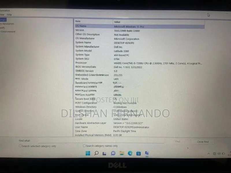 Dell Intel Core i5 Laptop