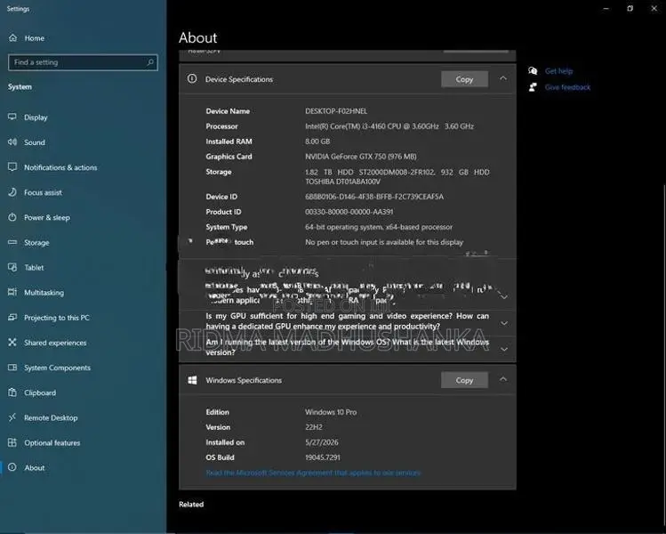Desktop I3 Full Setup